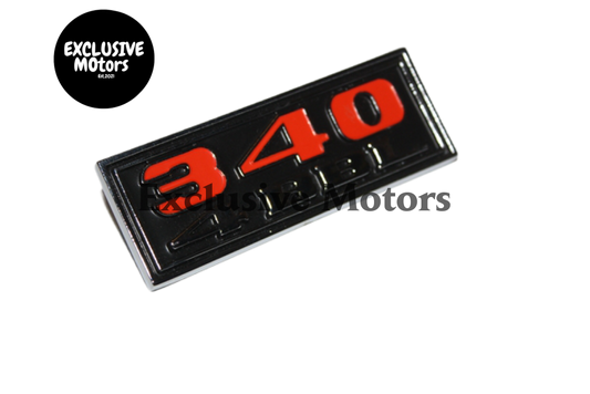 340 4BBL Fender Badge for Chrysler Valiant E55 Charger VH VJ (1971-1975)
