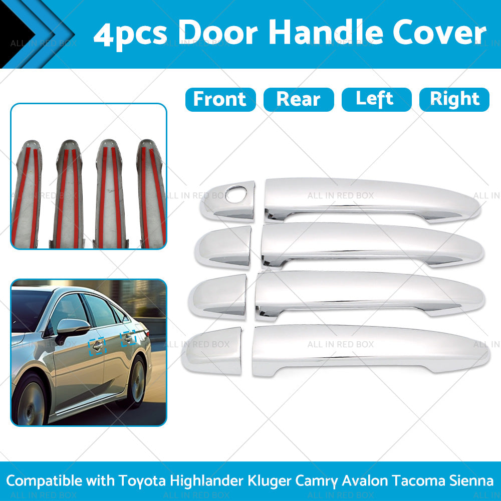 4PCS Door Handle Cover Suitable For Toyota Highlander Kluger Camry Avalon Tacoma-1