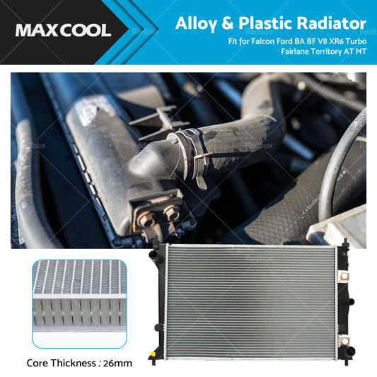 Radiator for Ford Falcon BA BF V8 XR6 Turbo Fairlane Territory 2002-2011