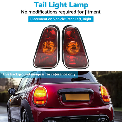 Pair LH+RH Hand Tail Light Lamp Suitable For Mini Cooper Hatch R50 2001-2004-2