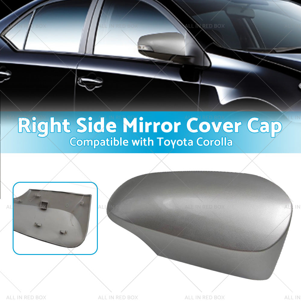 Right Mirror Cover Cap Suitable for Toyota Corolla 12-18 Silver 1F7 RH Side-2