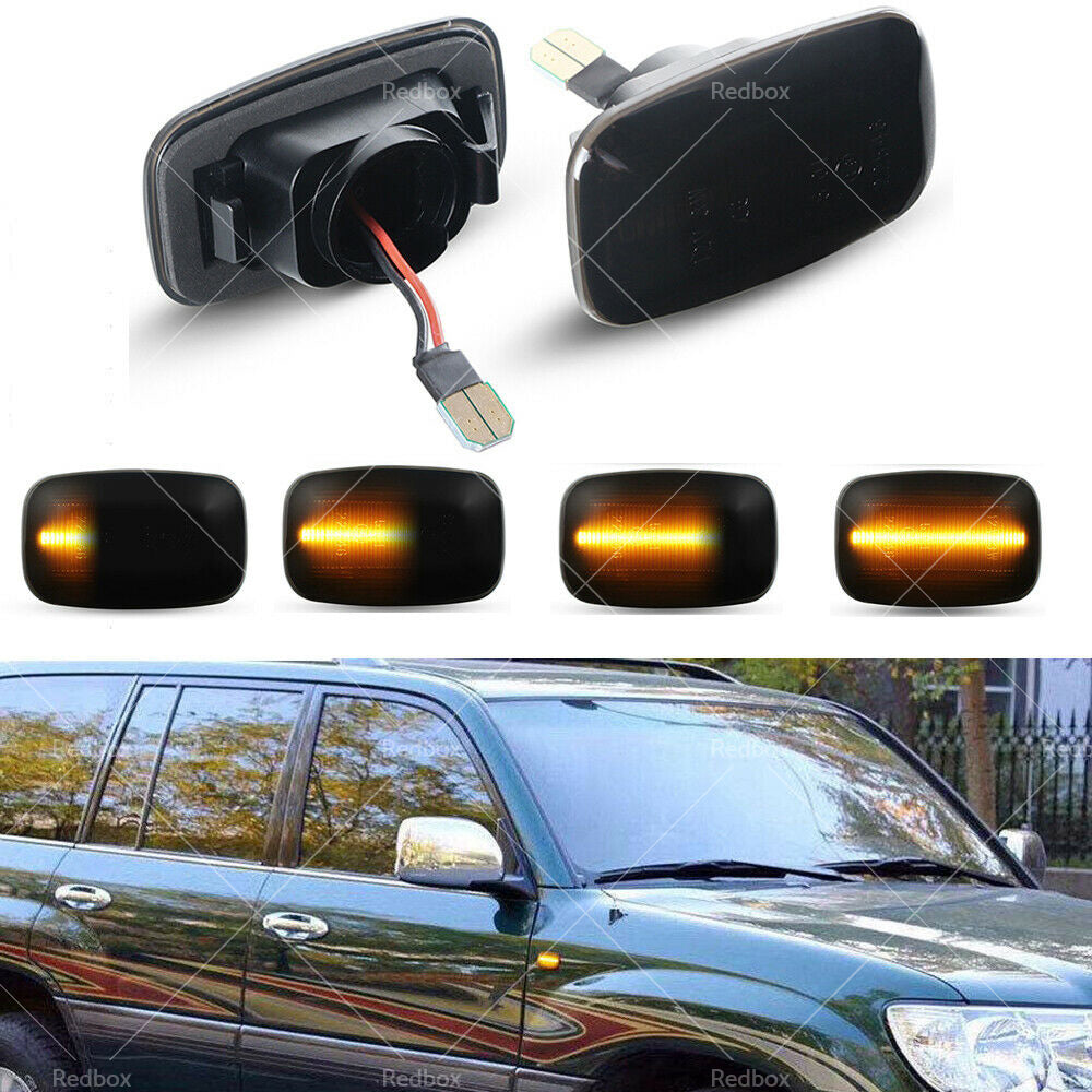 2 x LED Side Marker Turn Signal Indicator Light Suitable for Toyota Landcruiser-3