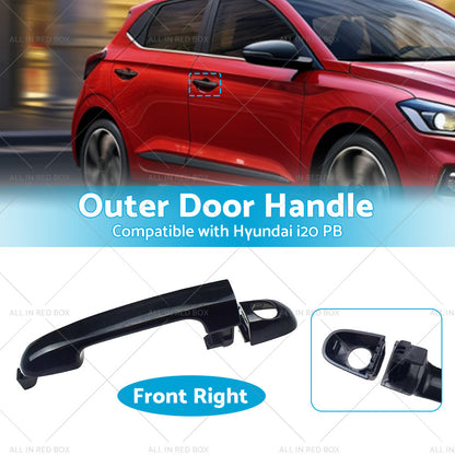 Front Right Exterior Outer Door Handle Suitable for Hyundai i20 PB 2009-2015