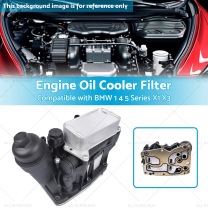 Engine Oil Filter Housing  and  Cooler 11428507697 SuitableFor BMW N47 N57 F25 10-19-2