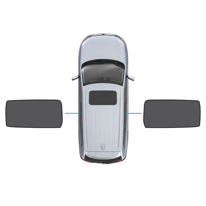 2x Rear Port Window Magnetic Mesh Sunshades Suitable for Kia Carnival YP Series-0
