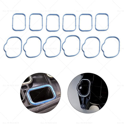 12x Intake Manifold Gaskets Seals Suitable For Chrysler 300 Jeep Dodge 3. 6L