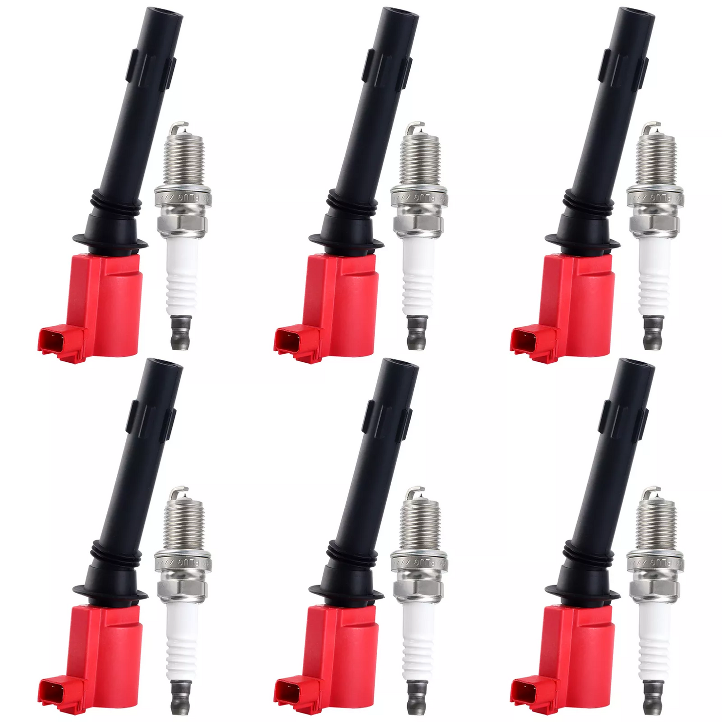 6x Ignition Coil & Spark Plugs for Ford Falcon BA BF 2002-2008