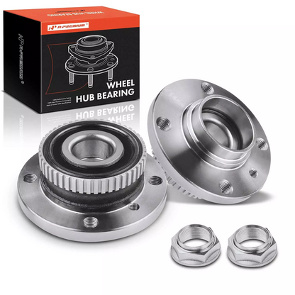 2x Front Wheel Bearing Hubs for BMW E30 1982-1993