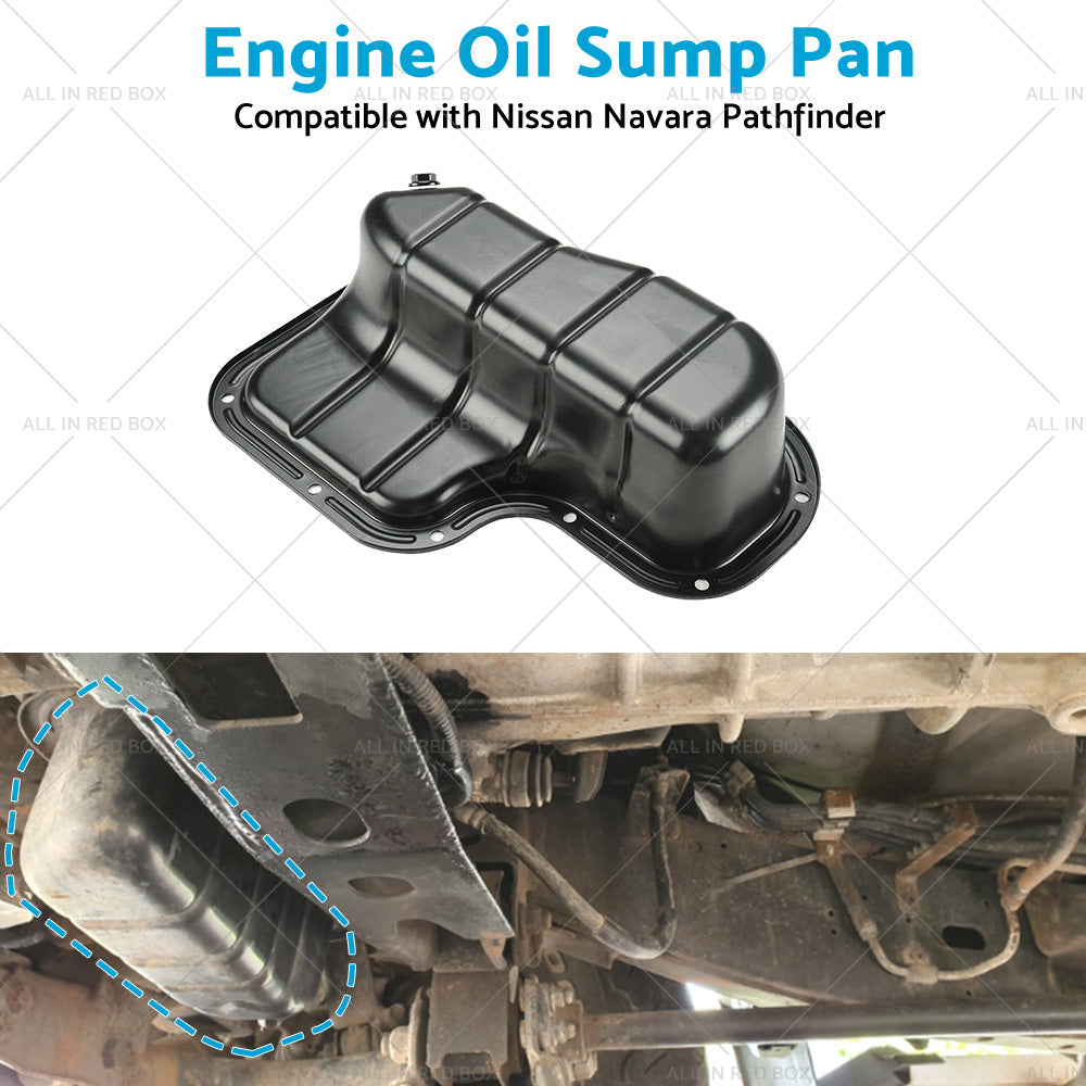 Engine Oil Sump Pan Suitable for Nissan Navara D40 Pathfinder R51 VSK YD25 05-12-3