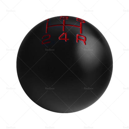 1 Set Universal 5 Speed Car MT Manual Round Ball Gear Shift Knob Shifter Lever-3