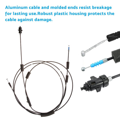 Door Lock Control Cable Fuel Lid Latch Cable Suitable for Honda Civic 2001-2005-2
