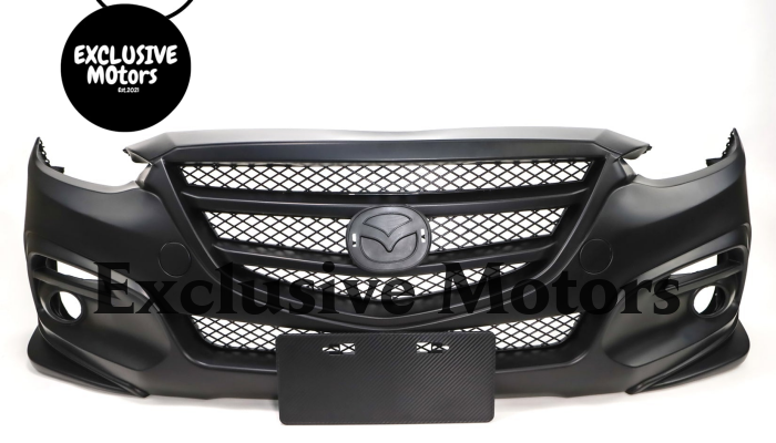 Front Bumper for Mazda 3 2016-2018 Plastic  Sedan/Hatch