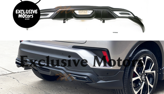 Rear Bumper Diffuser Lip for Toyota C-HR Modellista 2016-2023