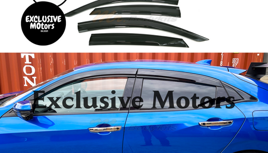 Mugen  Window Visors for Honda Civic FK Hatchback 2017-2022