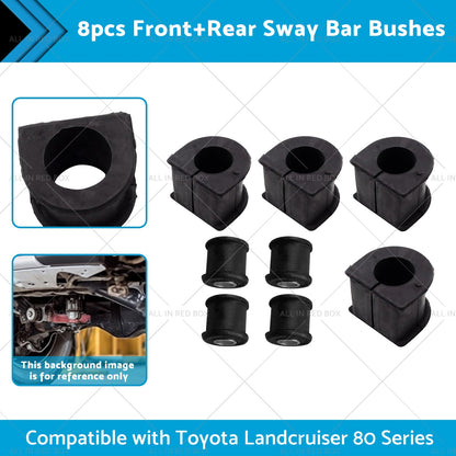 8x FrontRear Sway Bar Bushes Suitable for Toyota Landcruiser 80 Series 93-97-2