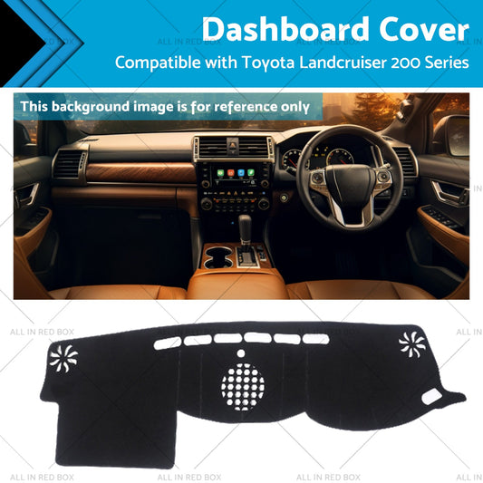 Dash Mat Suitable for Toyota Landcruiser 200 Series ,Series 3 VX GXL 2015-2021-0