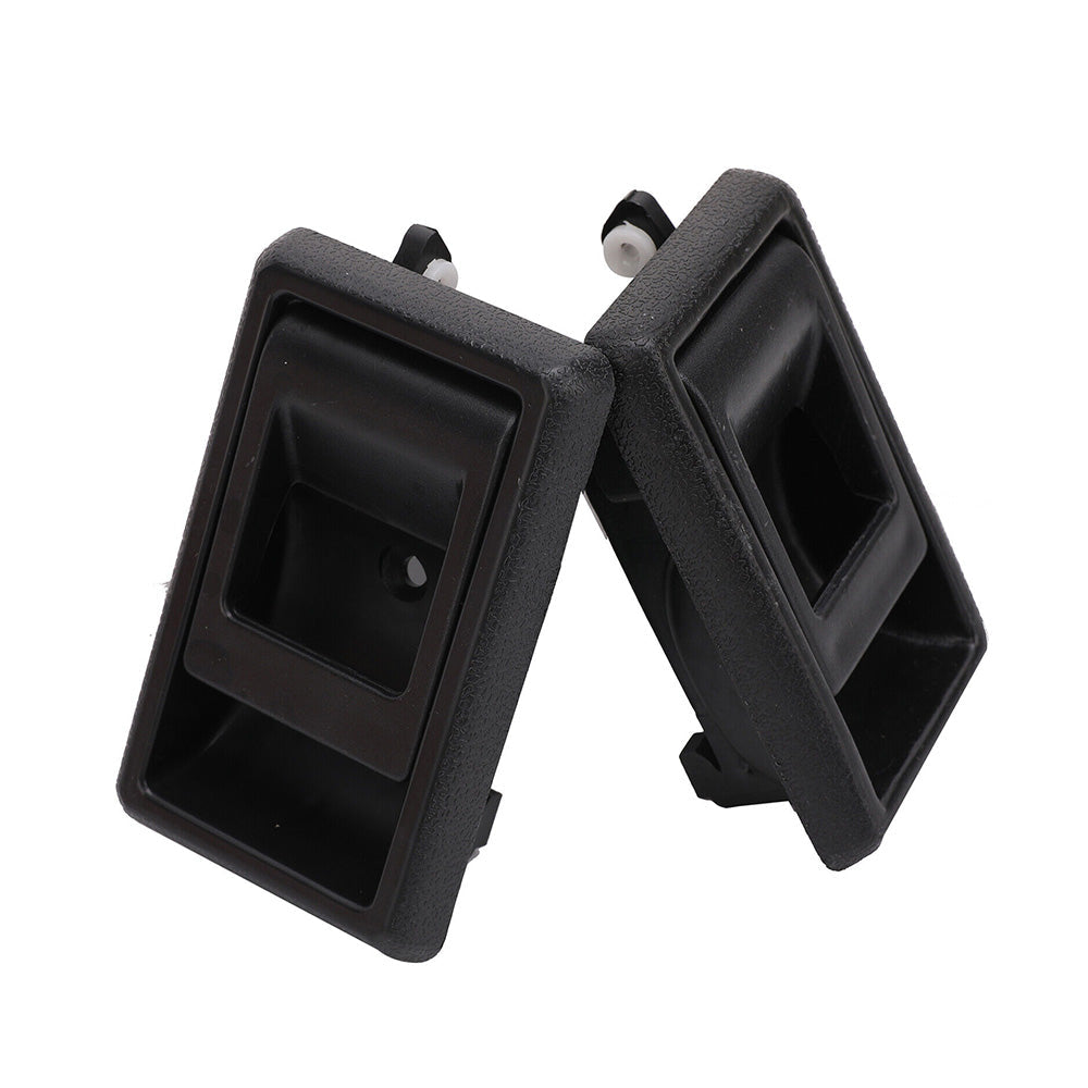 Pair Inner Door Handle Black Suitable For Toyota Landcruiser 75 78 79 Series Front / Rear-0