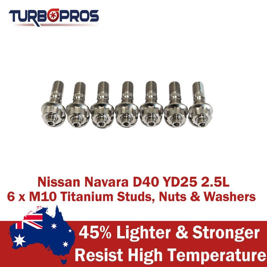 Titanium Turbo Charger Fastener Kit for Nissan Navara D40/Pathfinder R51 YD25