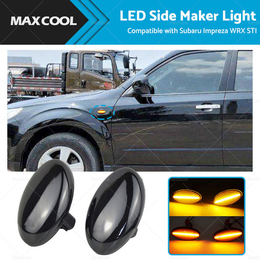 LED Side Marker Indicators Light Lamp Suitable For Subaru Impreza WRX STI-0