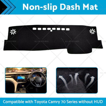 Non-Slip Dash Mat Suitable For Toyota Camry 70 Series XV70 Without HUD 2018-2023-2