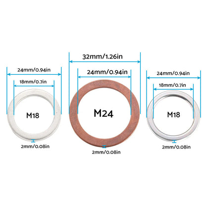 Oil Drain Plug Gasket Suitable For Toyota 12157-10010 / 90430-24003 / 90430-A0003-4
