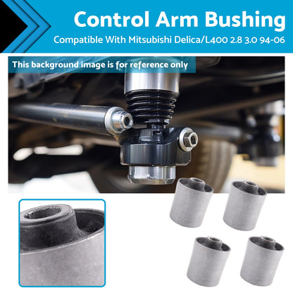 Suspension Bushings Rubber Suitable For Mitsubishi Delica Space Gear 2.8 3.0 Trailing Arm Bush Kit Rear-0