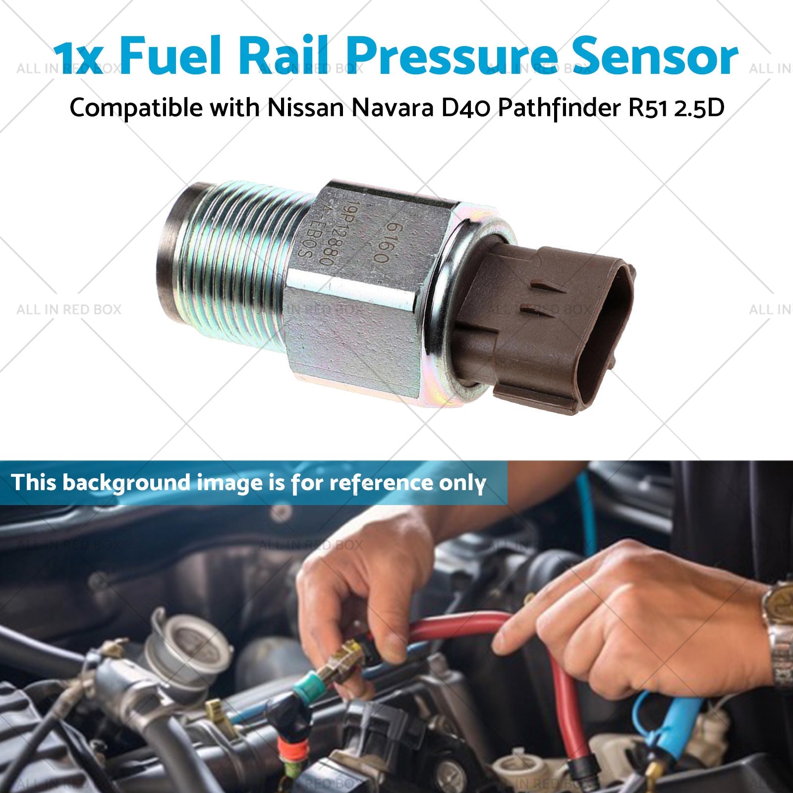 Fuel Rail Pressure Sensor Suitable for Nissan Navara D40 Pathfinder R51 2. 5D-4
