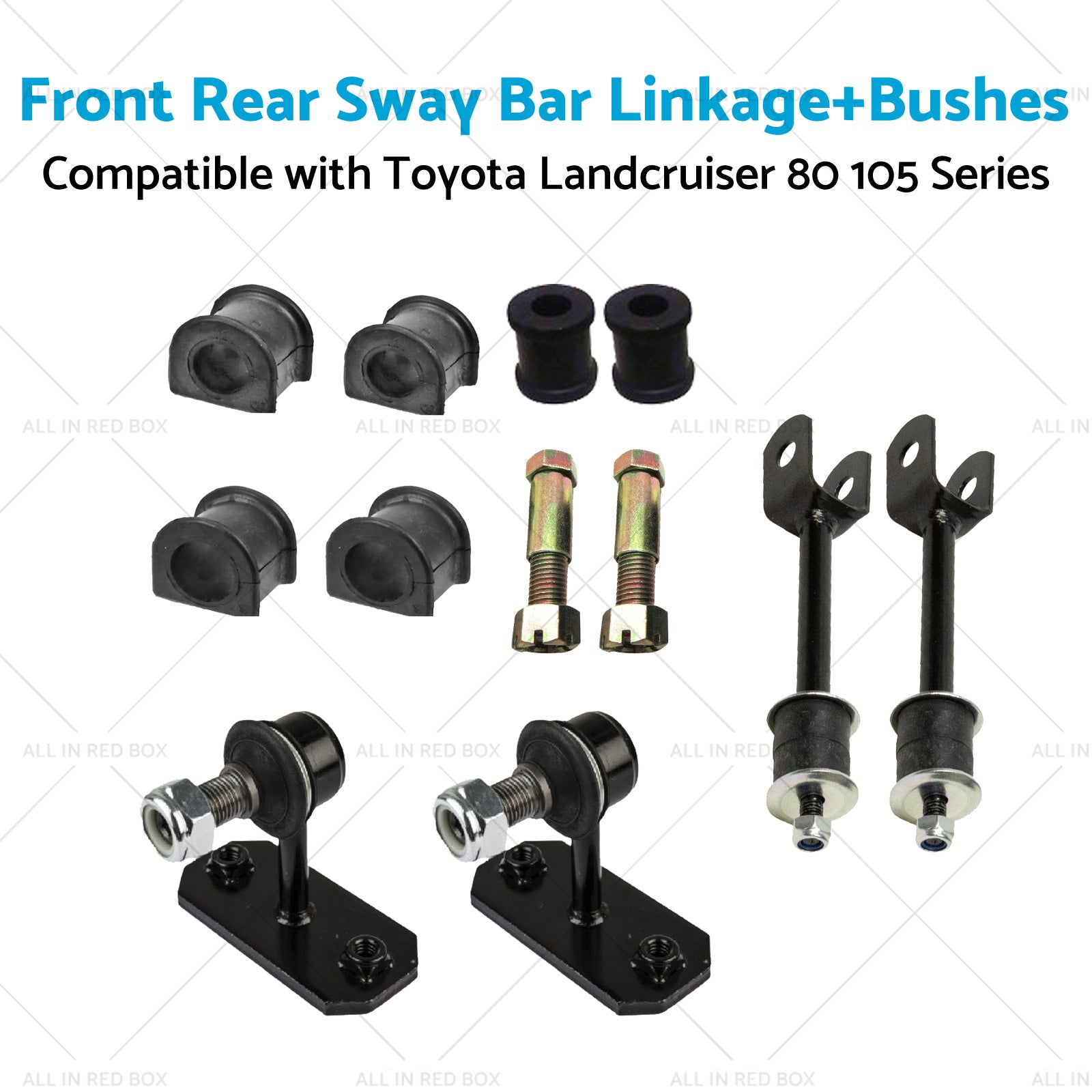 Front Rear Sway Bar LinkageBushes Suitable for Toyota Landcruiser 105 80 Series-3