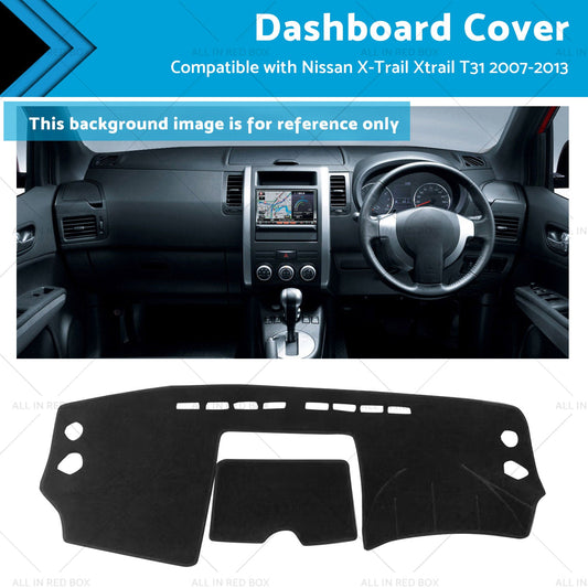 Car Dash Mat Anti-Slip Dashboard Cover Suitable For Nissan X-Trail T31 2007-2013-0
