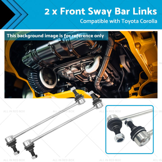 Pair Front Sway Bar Links Suitable for Toyota Corolla ZZE122R 1. 8i 2001-2007-0