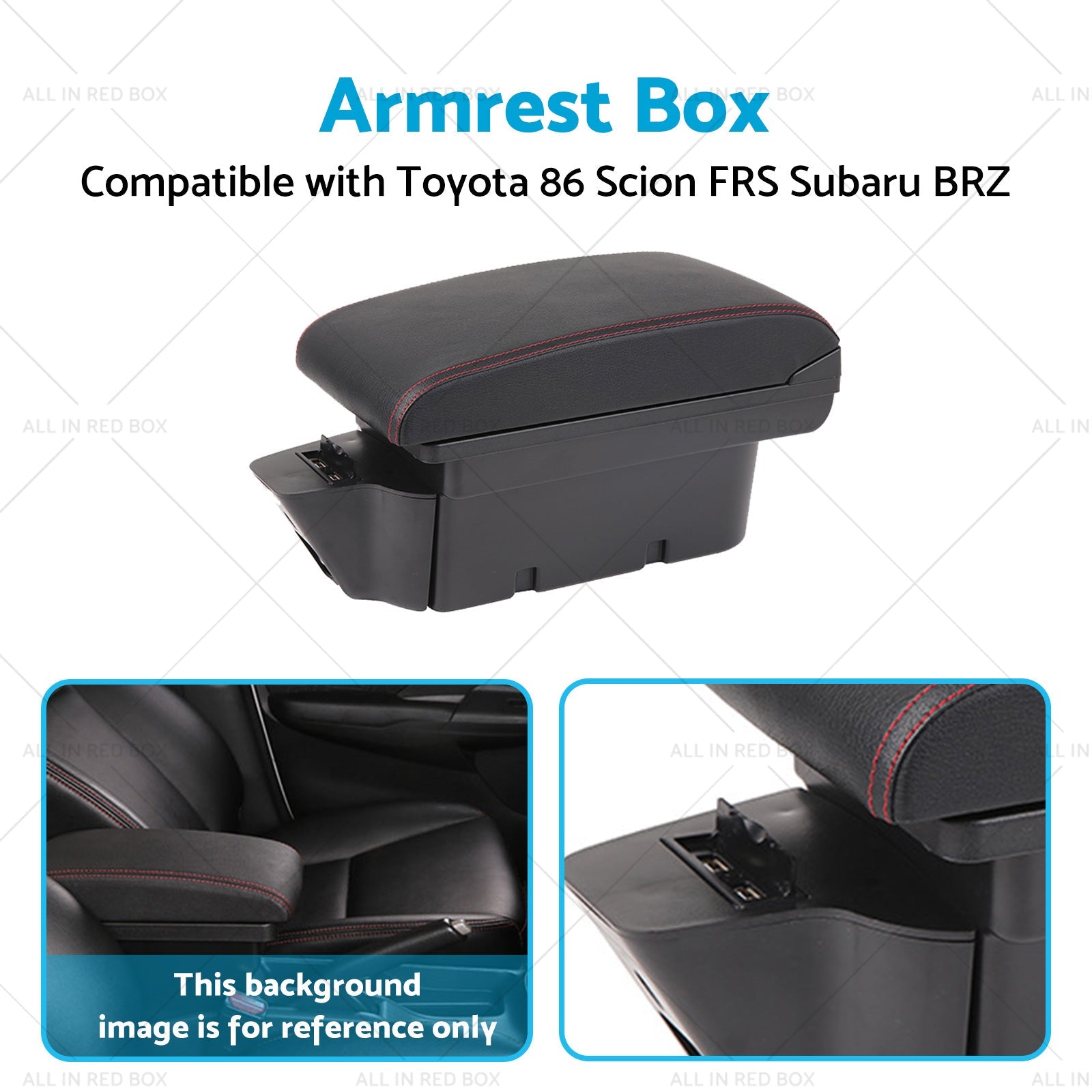 Centre Console Armrest Storage Box Suitable For Toyota 86 Subaru BRZ-4