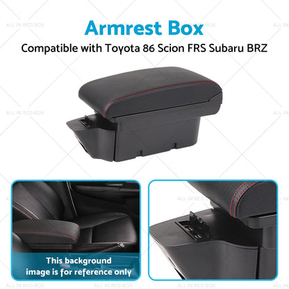 Centre Console Armrest Storage Box Suitable For Toyota 86 Subaru BRZ-4