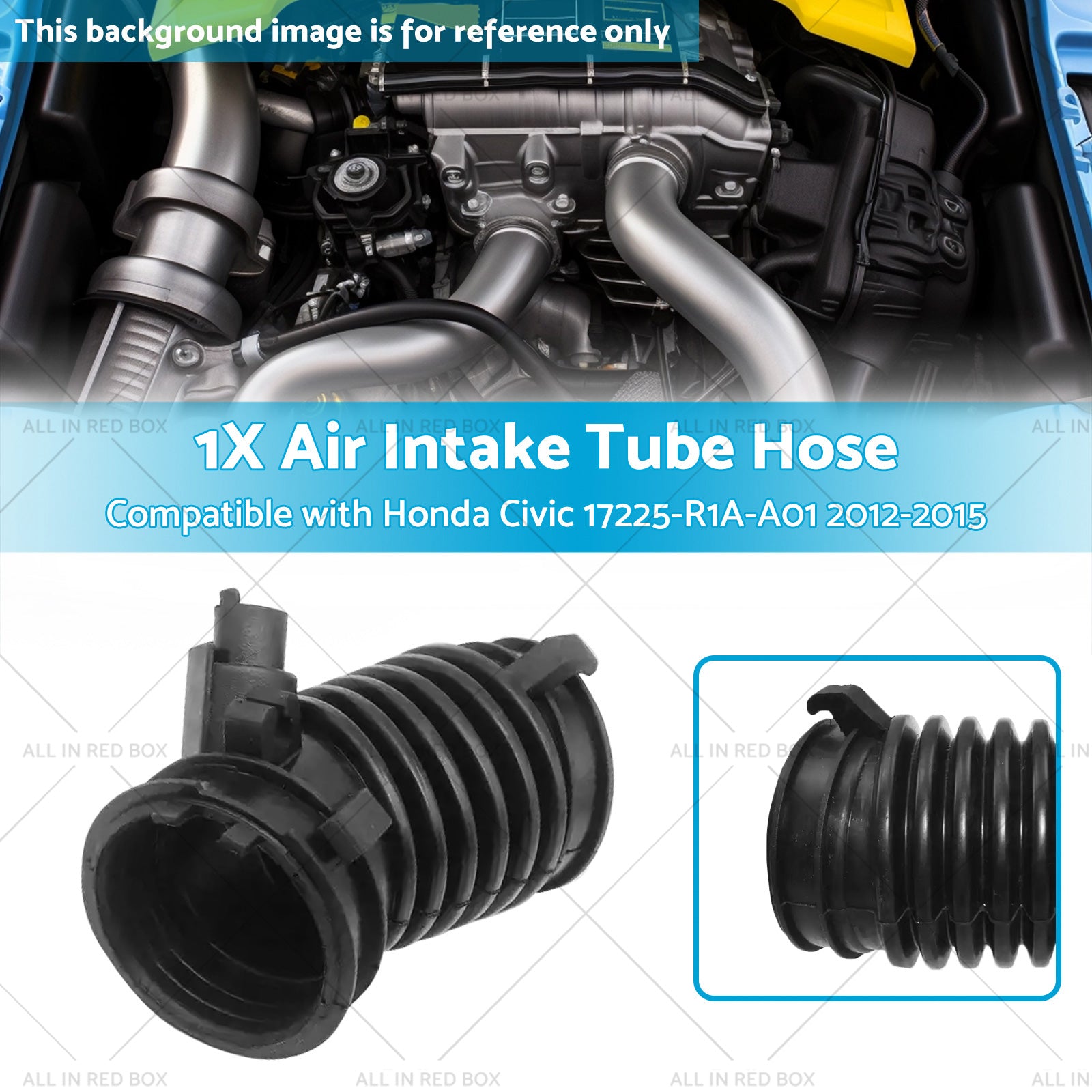 1 PCS Car Air Intake Tube Hose Suitable For Honda Civic 17225-R1A-A01 2012-2015-2