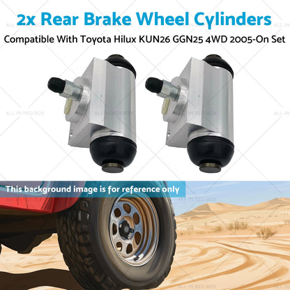 Rear Brake Wheel Cylinders 4x4 Suitable for Toyota Hilux KUN26 GGN25 4WD 2005-On-3