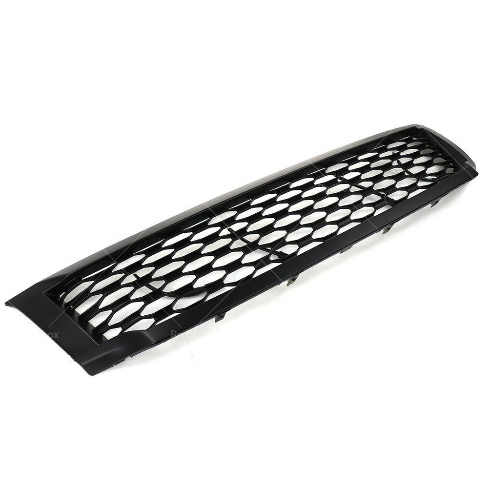 Black Bumper Bar Grille Mesh  and  LED Light Fits for Nissan NAVARA NP300 D23 15-20-4