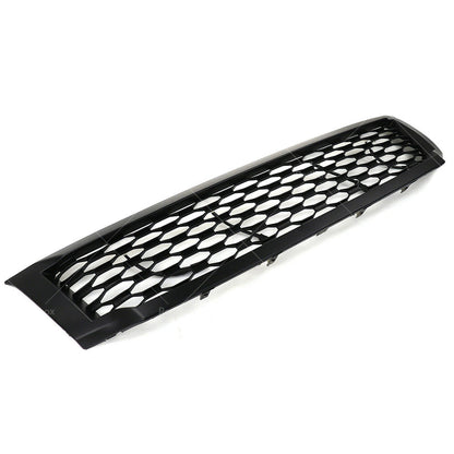 Black Bumper Bar Grille Mesh  and  LED Light Fits for Nissan NAVARA NP300 D23 15-20-4
