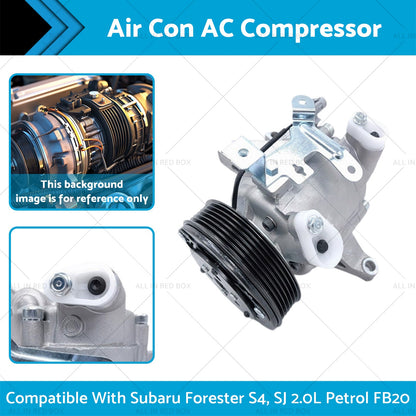 Air Conditioning Compressor Suitable for Subaru Forester S4, SJ 2.0L Petrol FB20-1
