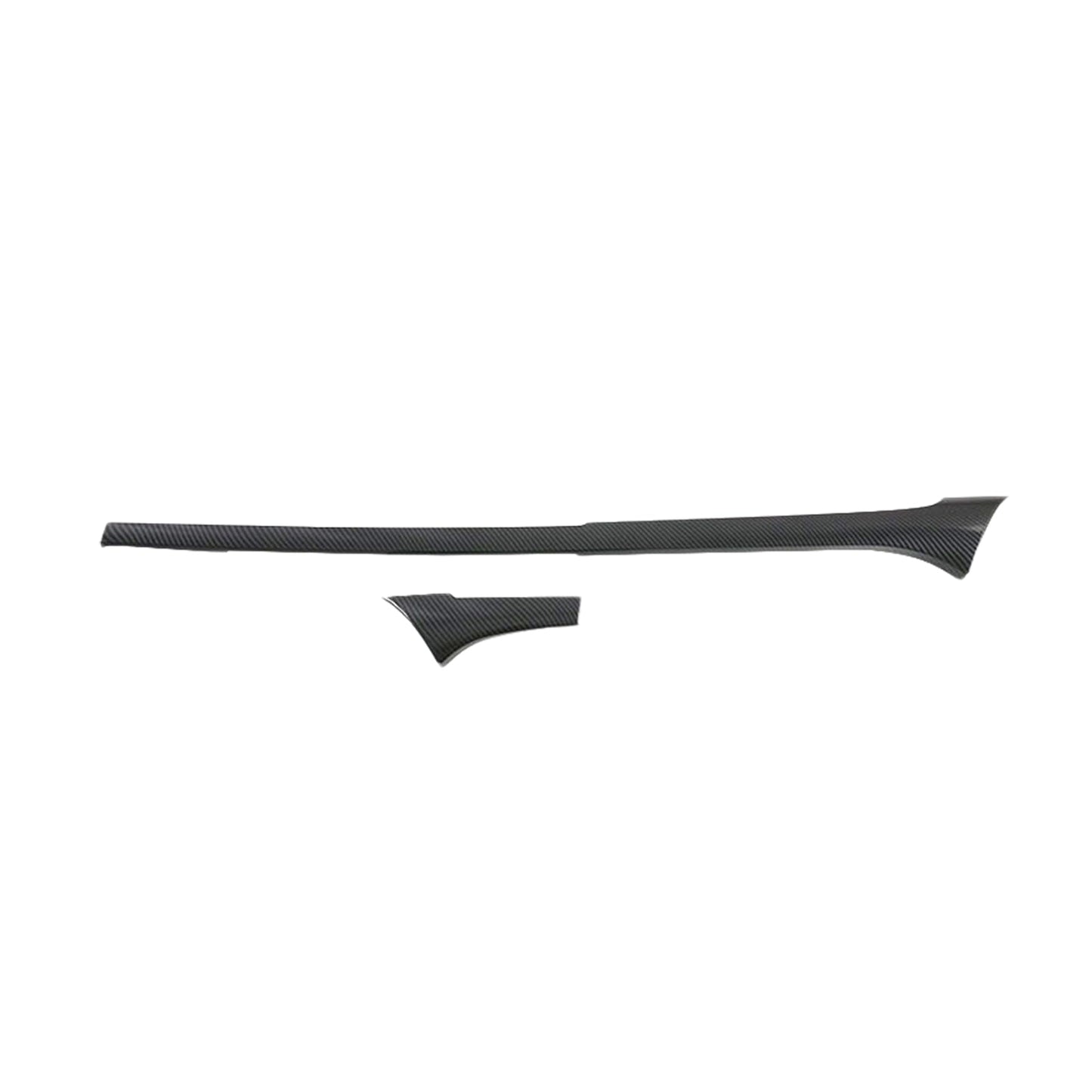 ABS Carbon Dashboard Strip Cover Trim Suitable For  Toyota Hilux Revo 2015-2024-4