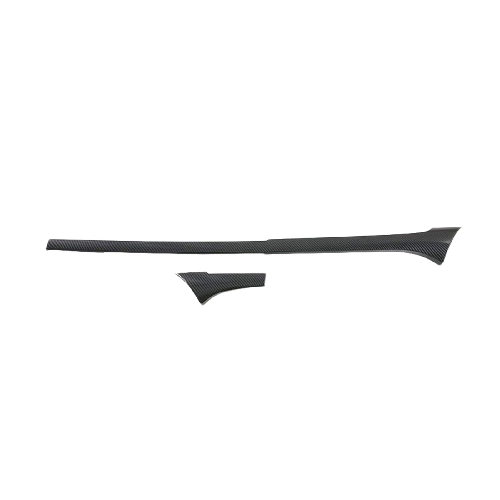 ABS Carbon Dashboard Strip Cover Trim Suitable For  Toyota Hilux Revo 2015-2024-4