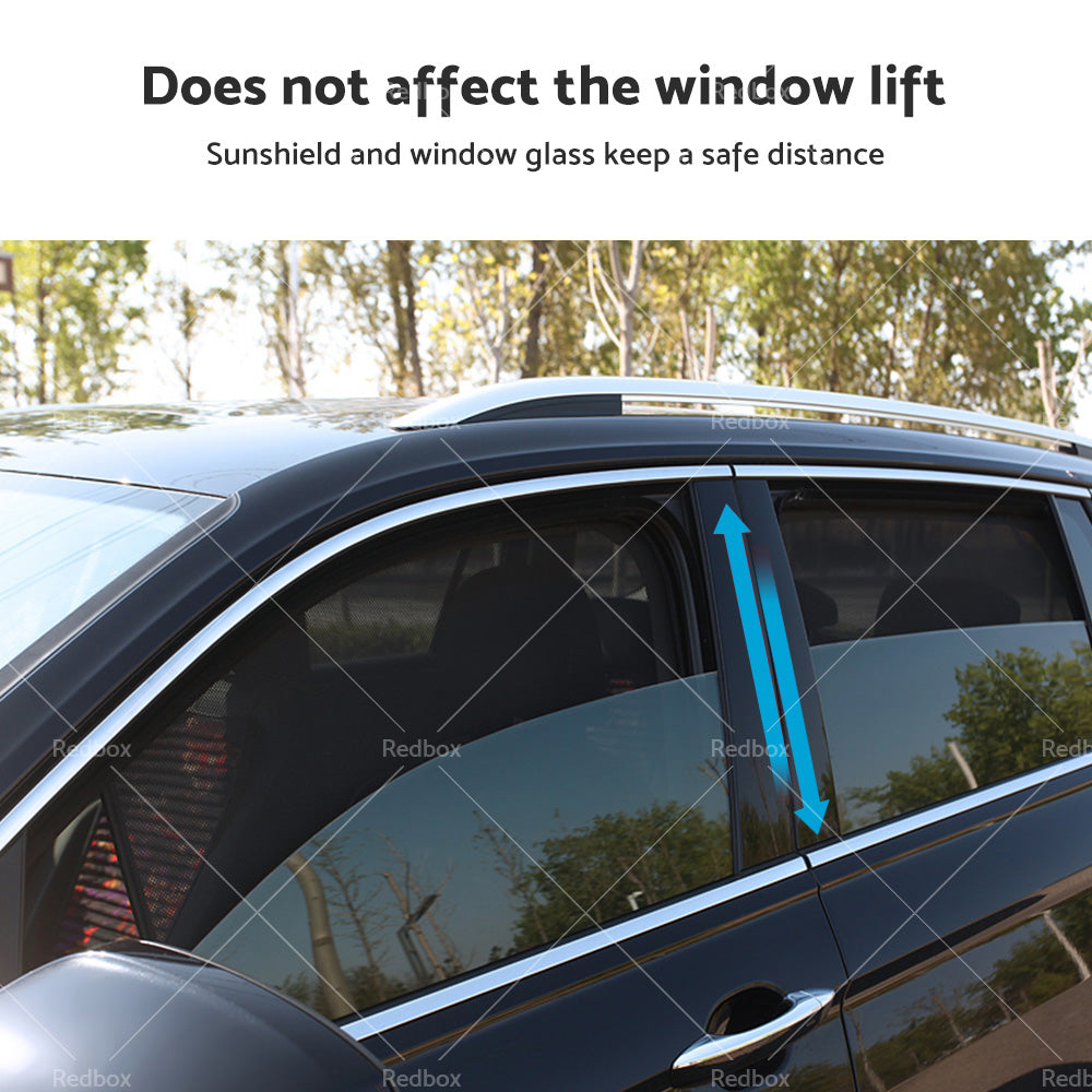 Car Window Sun Blind for Toyota Prado 150 Series 2009-2024 Magnetic Shade Mesh-3