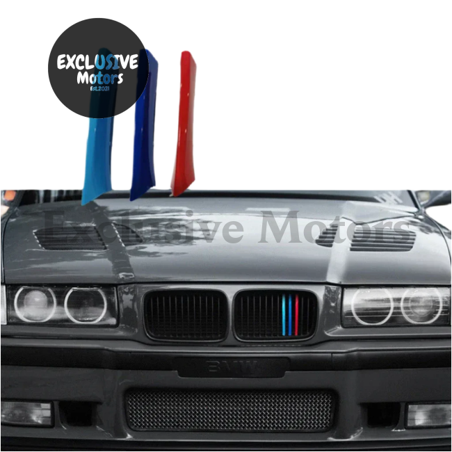 3Pcs Grille Trims For Bmw 3 Series E36 1990-1998