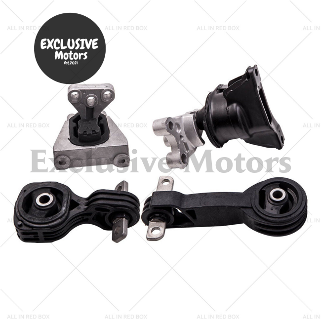 4 Engine Mount Set for Honda Civic FD 1.8L (2006-2012) Left + Right + Upper