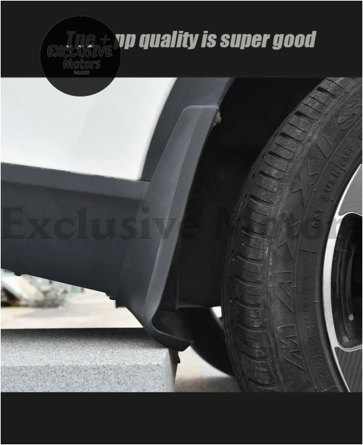 4-Piece Mudflap Set For Porsche Panamera - Front And Rear Mudguards