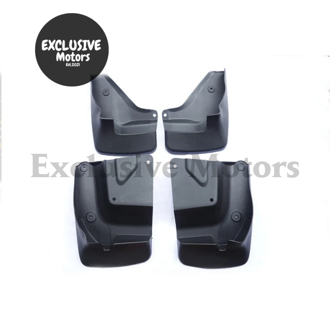 4-Piece Mudguard Set For Toyota Hiace (2012-2018) - Front And Rear Mud Flaps