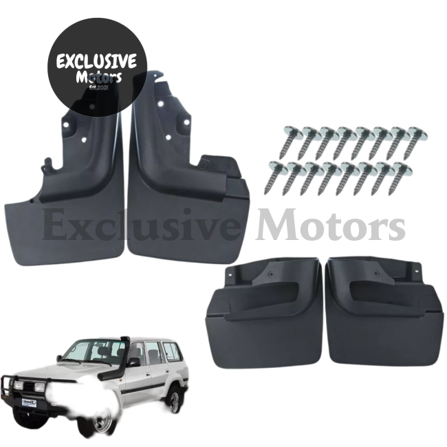 4 X Mud Flaps/Guards For Toyota Landcruiser 100 Series 1998-2007