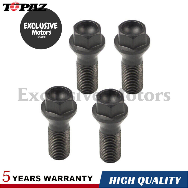 4 x Wheel Lug Bolts M14 17mm for BMW 1-8 Series, X2-X6, i3, i8, MINI Cooper