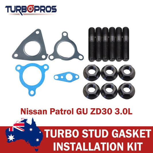 Turbo Charger Installation Stud & Gasket Kit for Nissan Patrol ZD30 3.0L