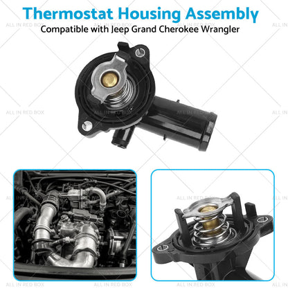 Thermostat Housing DT206L 05184651AF Suitable for Jeep Grand Cherokee Wrangler-4