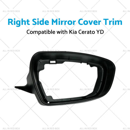 Right Side Mirror Cover Trim Suitable for ?Kia Cerato YD 2013-2018 Matte Black-1