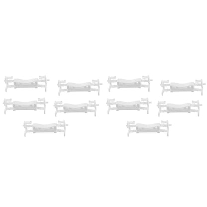 10x Roof Moulding Drip Rail Clips Suitable for Mitsubishi Triton L200 2005-2014-1